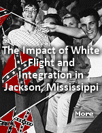 When the 1964 Civil Rights Act passed, Mississippi would lose federal funding for schools if it did not desegregate. In 1965, the state agreed to the act, but avoided desegregation in other ways. Parents could choose whatever school they wanted, but Blacks who sent their children to white schools lost jobs, were evicted, suffered cross burnings and racial harassment. Jackson now has a Black population of 80%, because of the ''white flight'' that occurred in recent years.